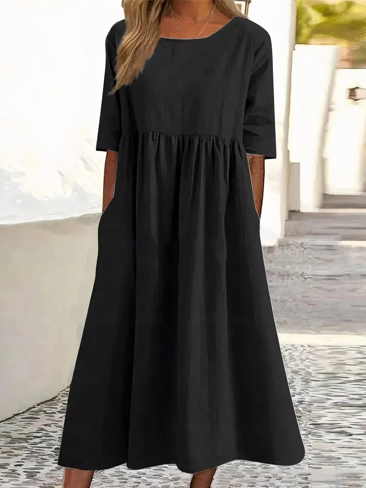 Heidi-Mode | Vintage Halbarmkleid - Image 4