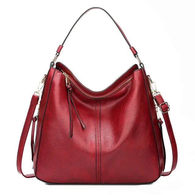 Heidi-Mode | Vintage-Inspirierte Leder Hobo-Tasche - Image 3