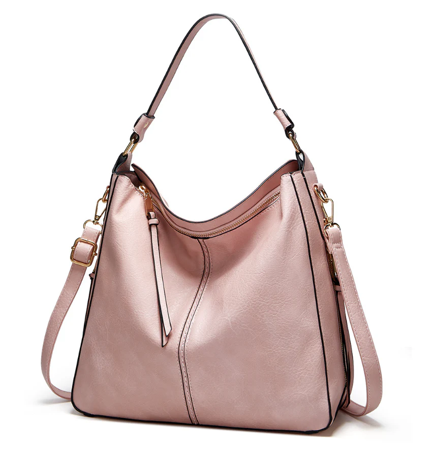 Heidi-Mode | Vintage-Inspirierte Leder Hobo-Tasche - Image 6
