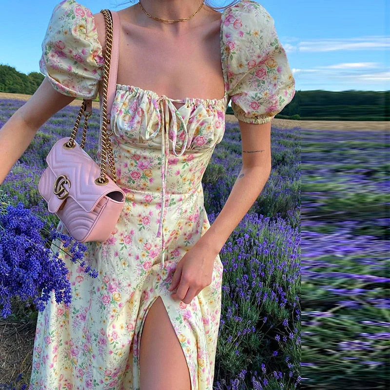 Heidi-Mode | Vintage Kleid mit Schleife - Image 2