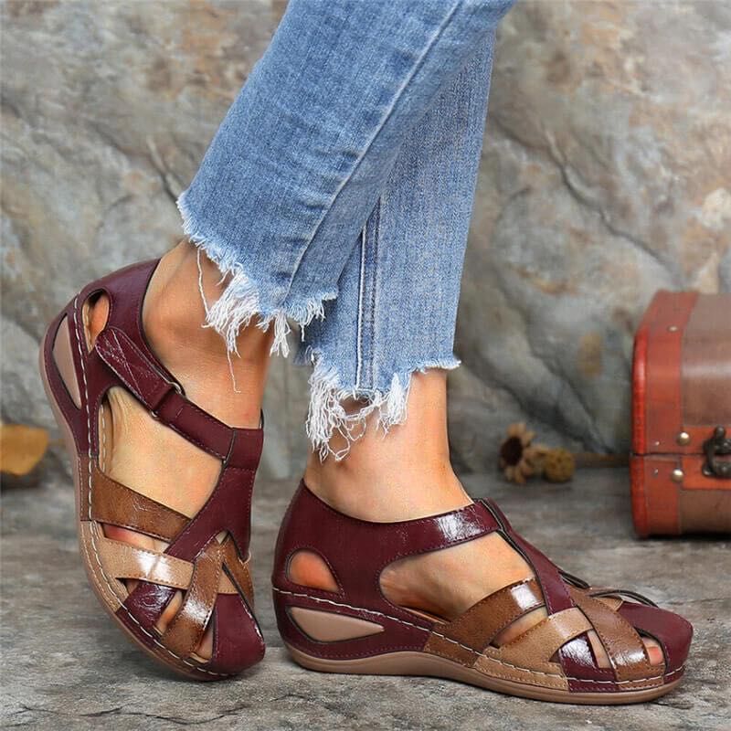 Heidi-Mode | Vintage-Sandalen - Eleganter Komfort