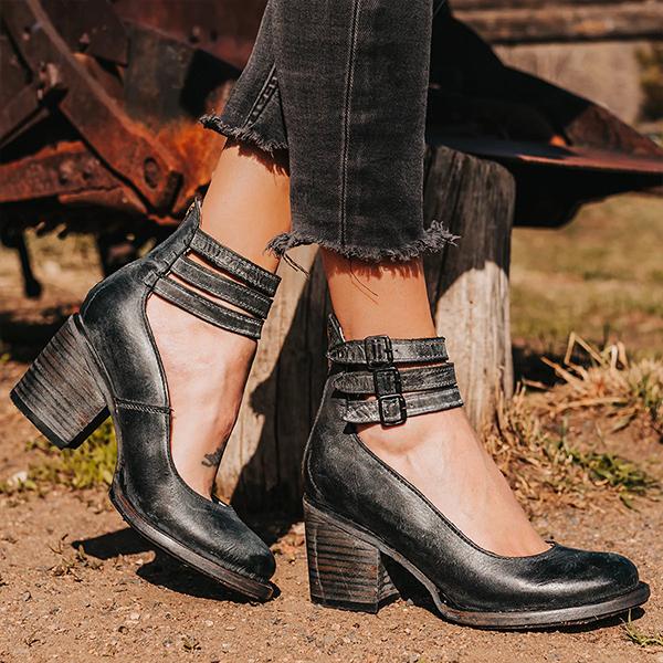 Heidi-Mode | Vintage Schuhe mit Absätzen - Image 4