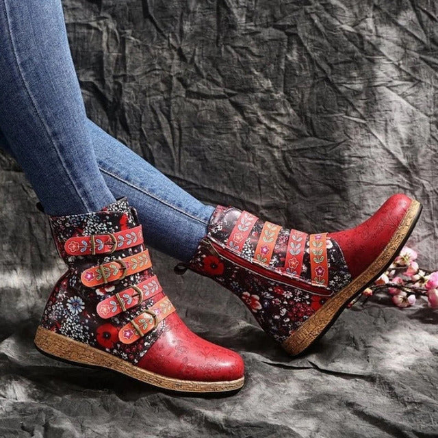 Heidi-Mode | Vintage Stiefel Im Ethnischen Stil - Image 2