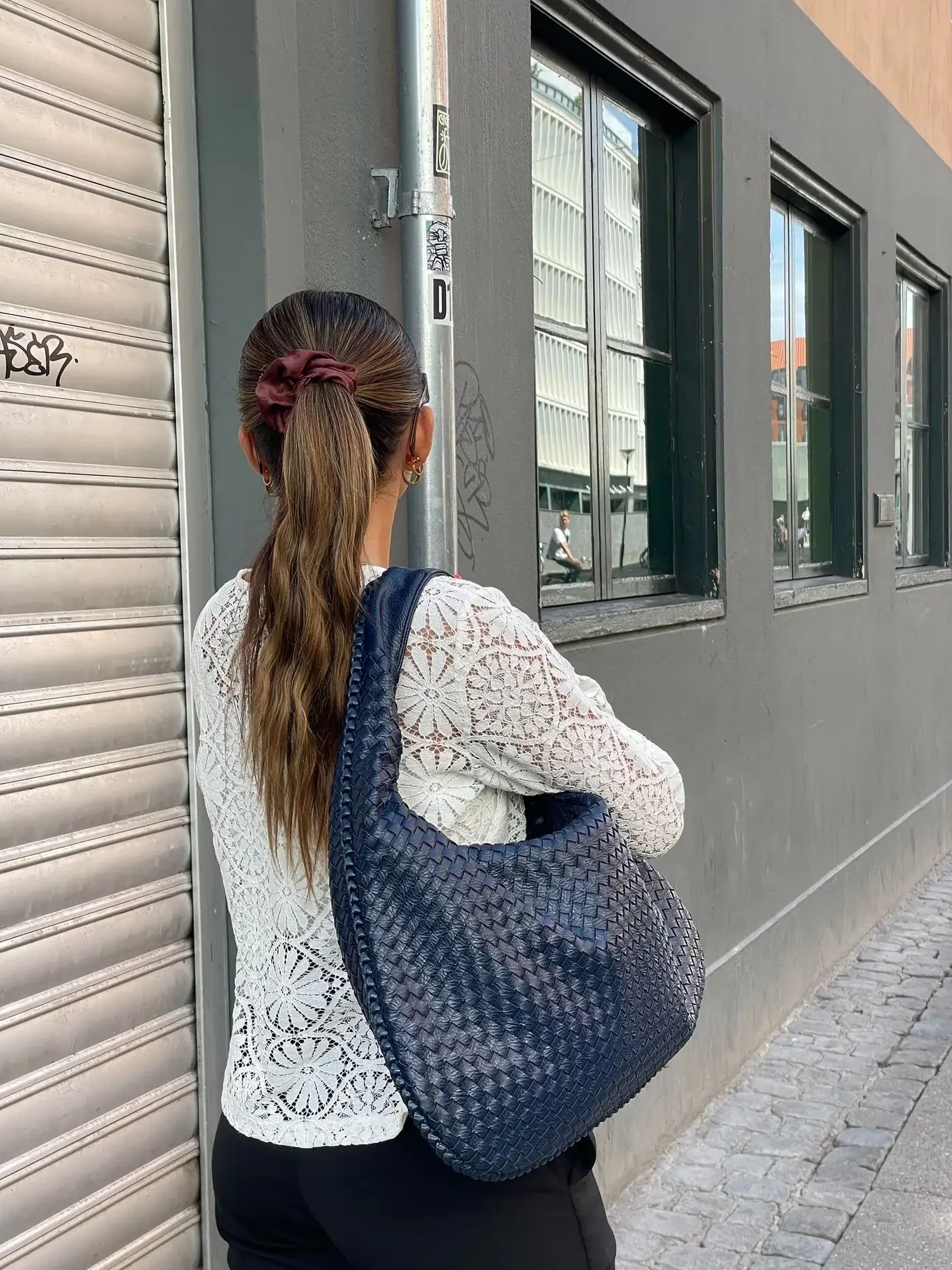 Heidi-Mode | Vintage Umhängetasche Damen Geflochtene Handtasche mit Reißverschluss Im Sale - Image 17