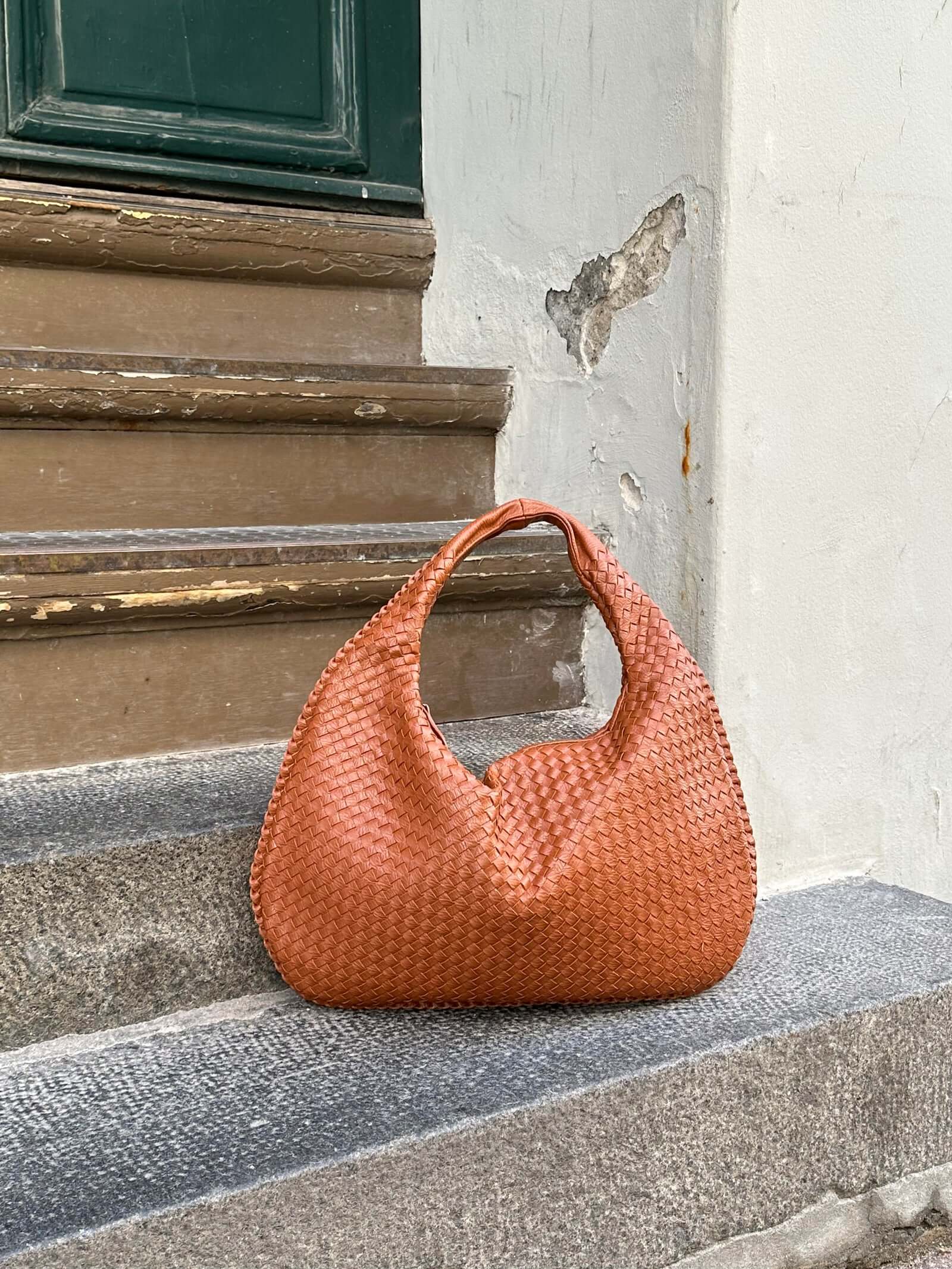 Heidi-Mode | Vintage Umhängetasche Damen Geflochtene Handtasche mit Reißverschluss Im Sale - Image 20