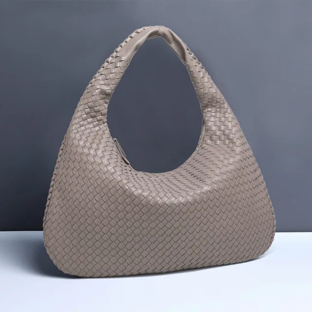 Heidi-Mode | Vintage Umhängetasche Damen Geflochtene Handtasche mit Reißverschluss Im Sale - Image 30