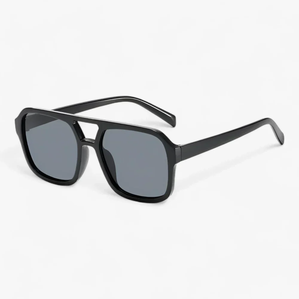 Heidi-Mode | Vintage-Viereck-Sonnenbrille - Stilvoller Augenschutz für Alle Gelegenheiten
