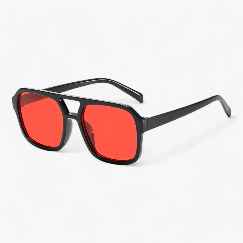 Heidi-Mode | Vintage-Viereck-Sonnenbrille - Stilvoller Augenschutz für Alle Gelegenheiten - Image 3