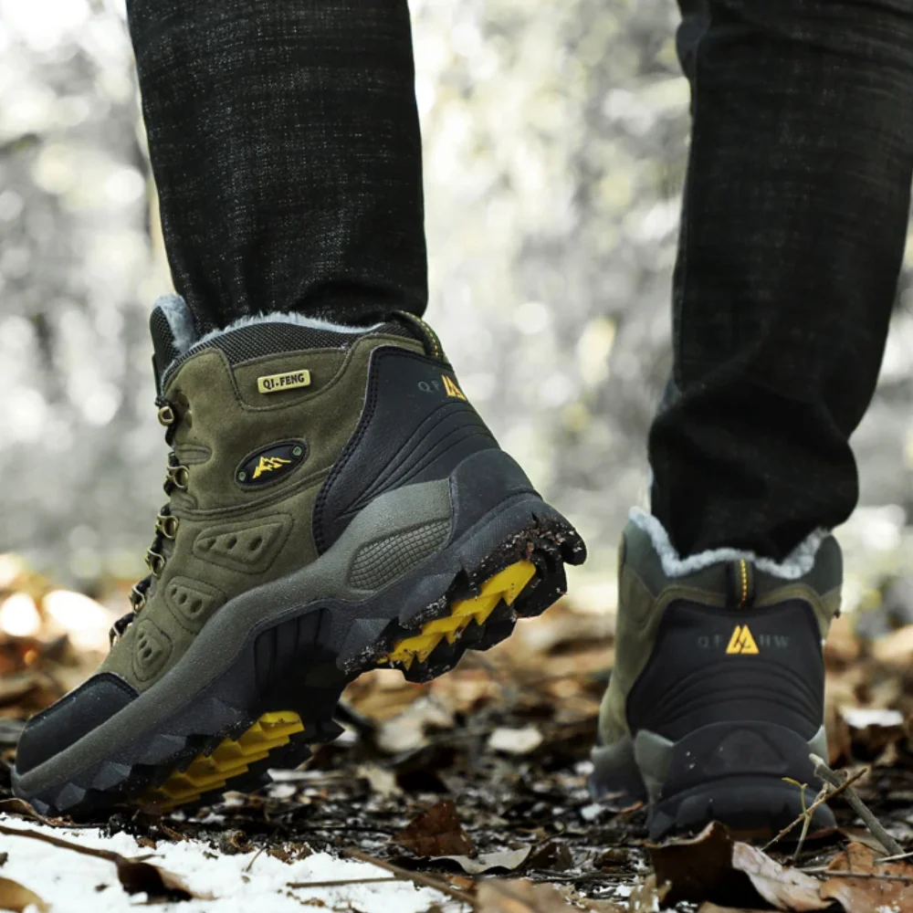 Heidi-Mode | Wanderschuhe Wasserdicht Hoher Knöchelstütze Atmungsaktive Grip Sohle Outdoor Trail Fußbekleidung
