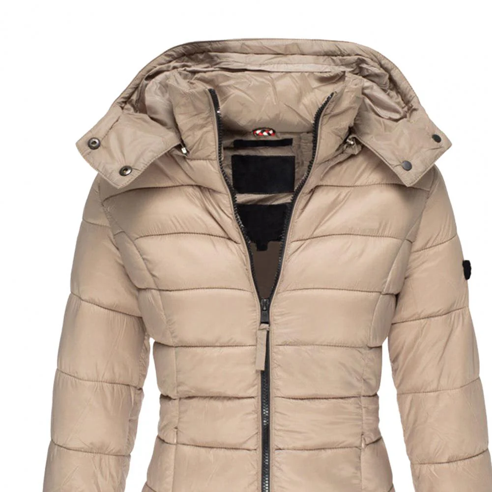 Heidi-Mode | Warme Slimfit Winterjacke mit Kapuze Damen Winterjacke Regular Fit Belle Couture Essential Wärme - Image 3