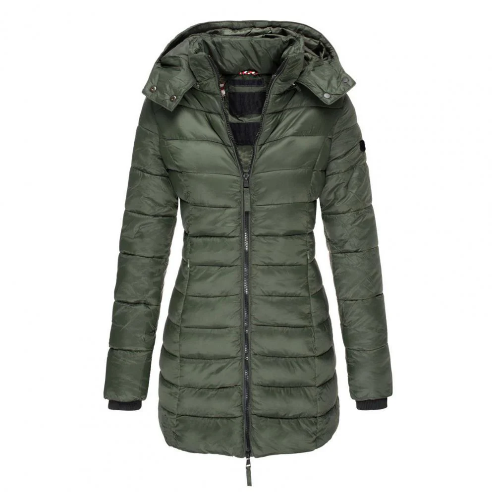 Heidi-Mode | Warme Slimfit Winterjacke mit Kapuze Damen Winterjacke Regular Fit Belle Couture Essential Wärme - Image 6