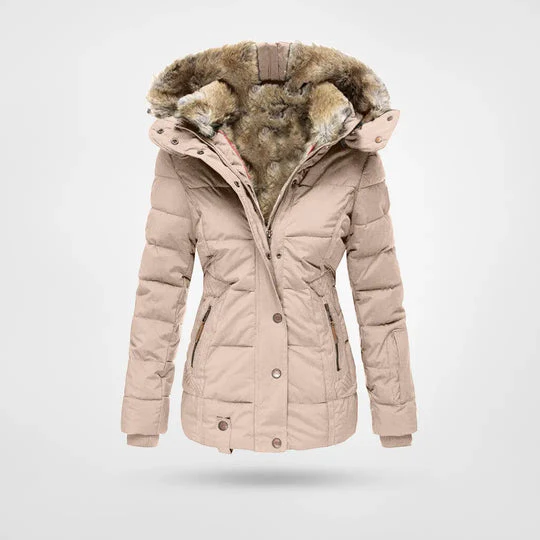 Heidi-Mode | Modische Winterjacke, Warm Gefüttert mit Kapuze - Image 9