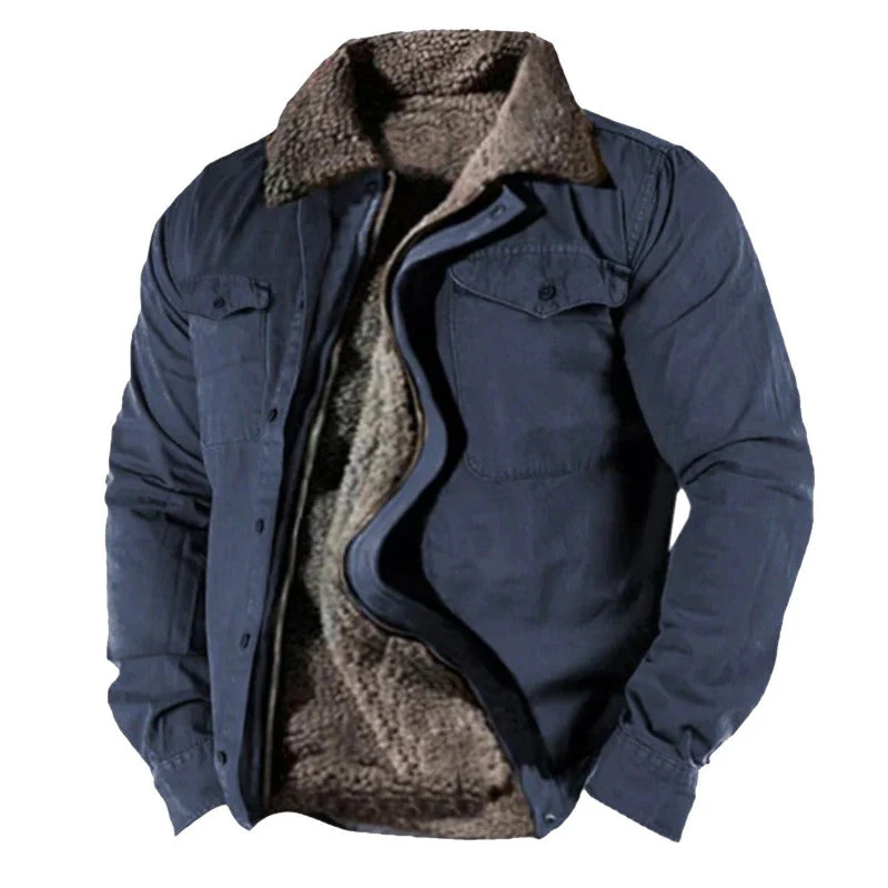 Heidi-Mode | Warme Winterjacke mit Pelzfutter für Männer