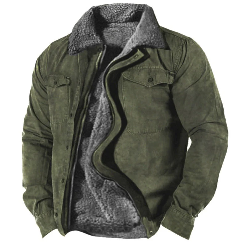 Heidi-Mode | Warme Winterjacke mit Pelzfutter für Männer - Image 4