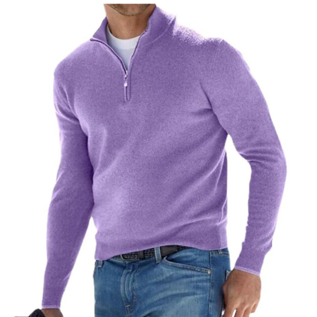 Heidi-Mode | Warmes Herrenpullover Reißverschluss - Image 7