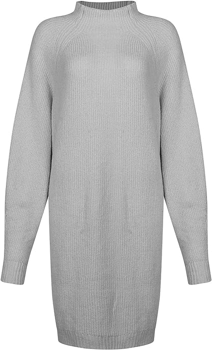 Heidi-Mode | Rollkragen-Strickkleid In Breiter Passform - Image 12