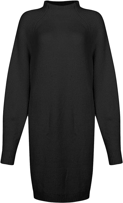 Heidi-Mode | Rollkragen-Strickkleid In Breiter Passform - Image 16