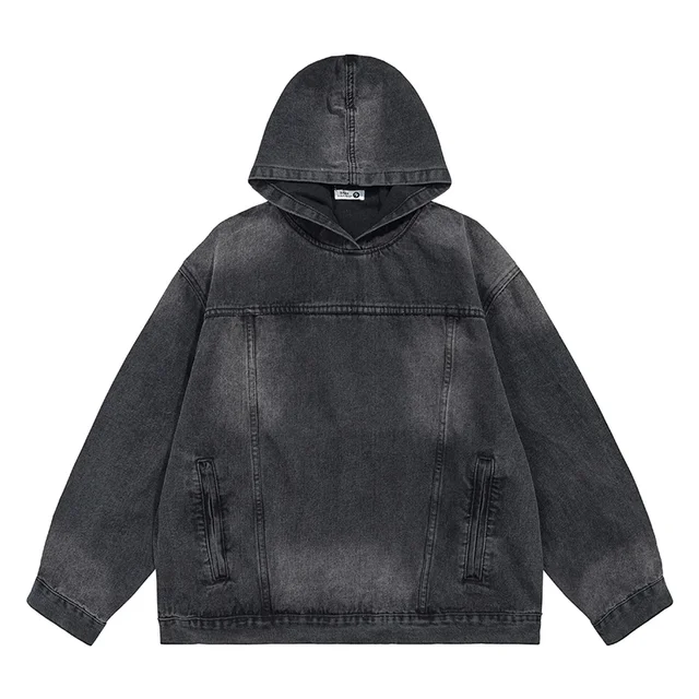 Heidi-Mode | Washed-Denim-Jacke mit Kapuze - Image 2