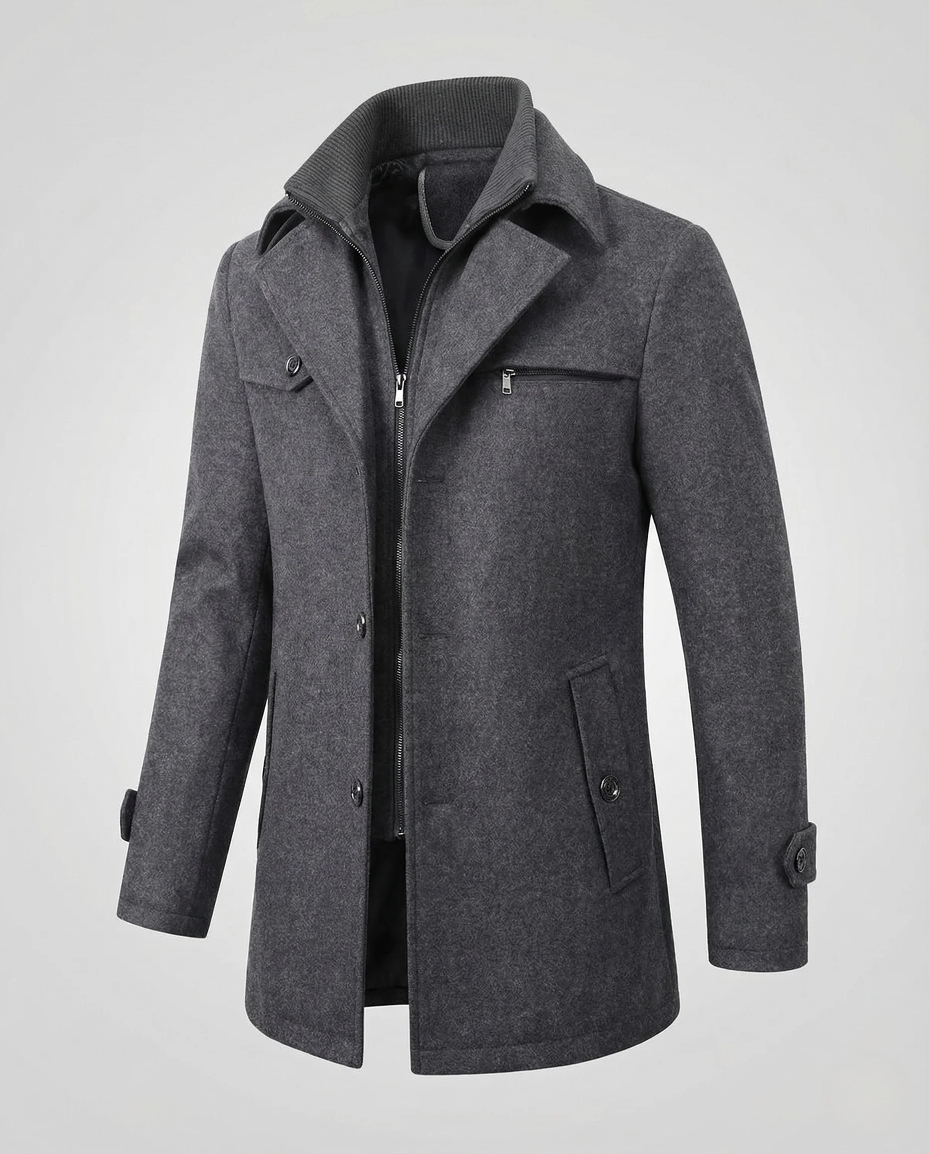 Herren Wasserdichte Business-Winterjacke mit wind- & wasserfestem Schutz | Heidi-Mode - Image 5
