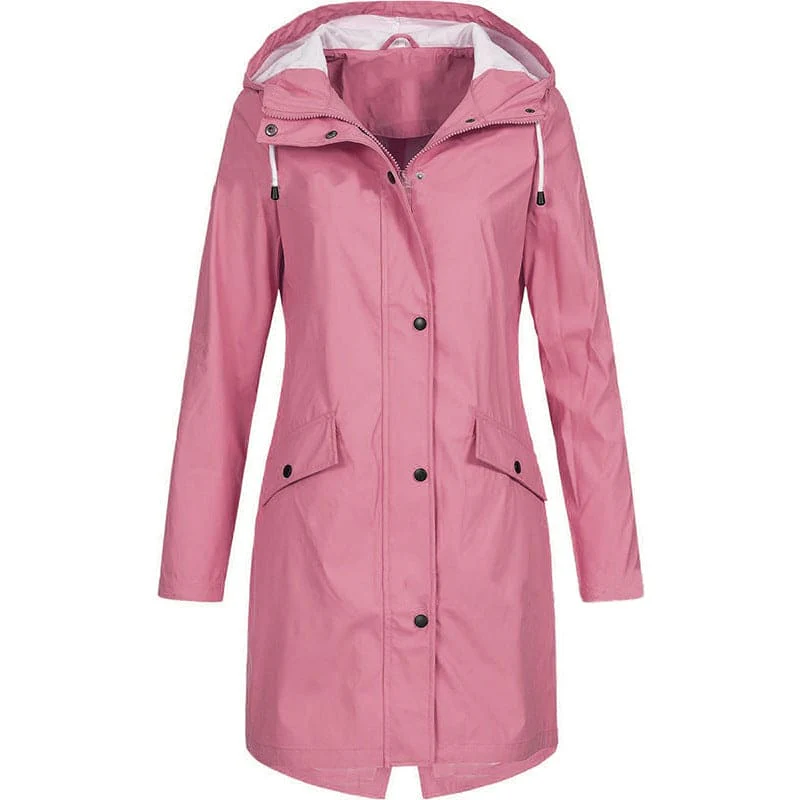Heidi-Mode | Wasserdichte Damen Regenjacke Mit Kapuze - Image 4
