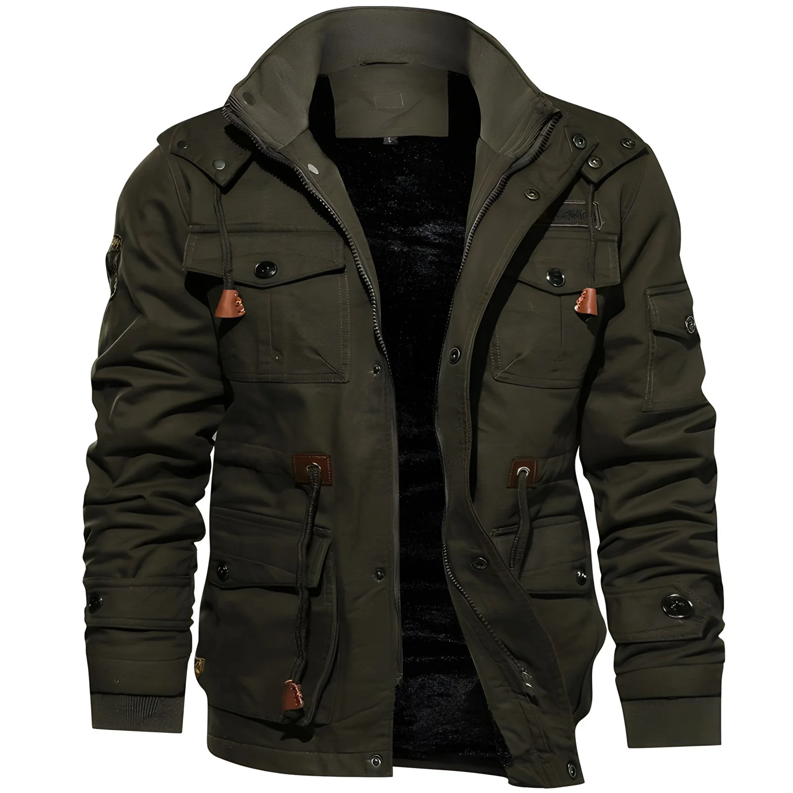 Heidi-Mode | Wasserdichte Militärjacke mit Verstellbarem Bund - Image 11