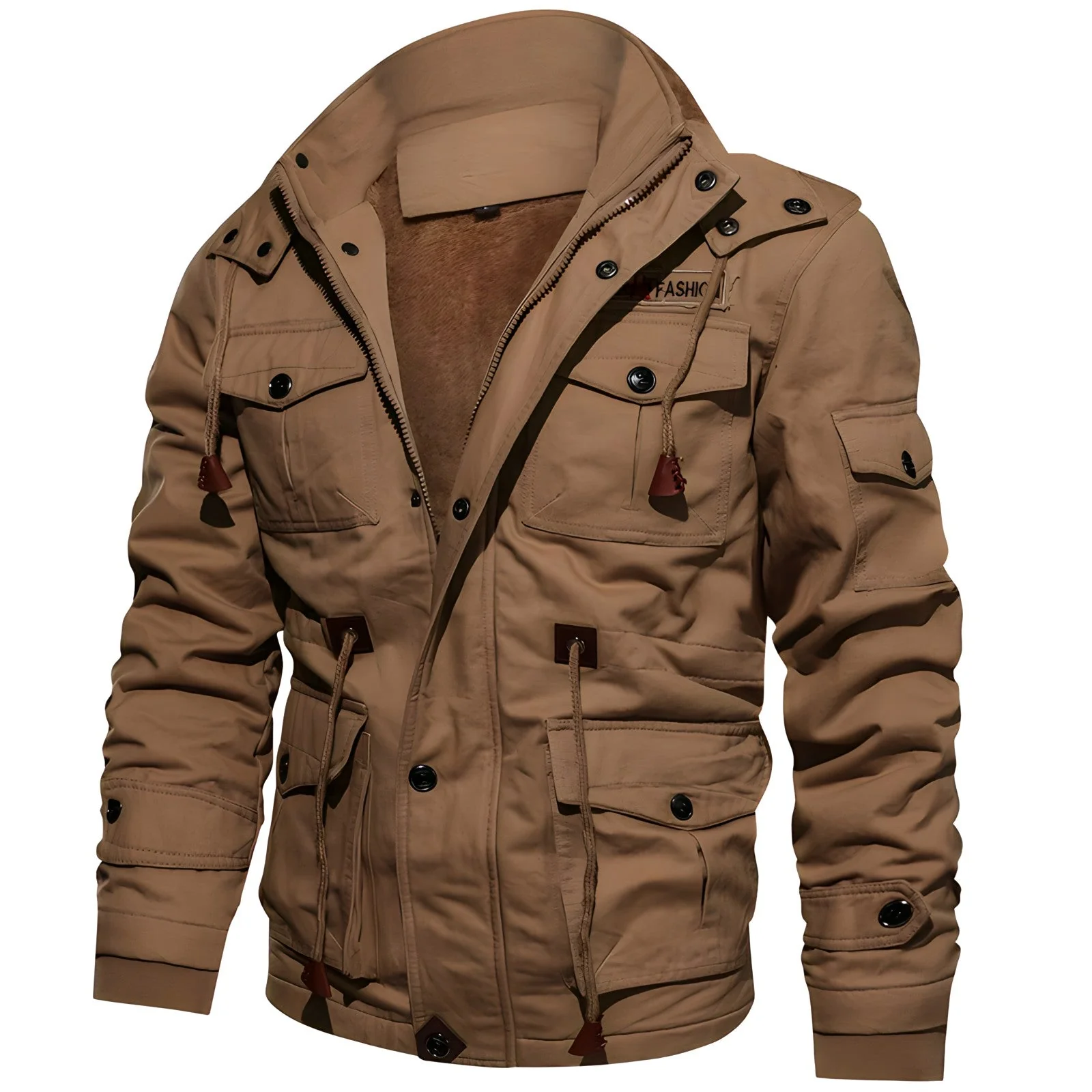 Heidi-Mode | Wasserdichte Militärjacke mit Verstellbarem Bund - Image 3