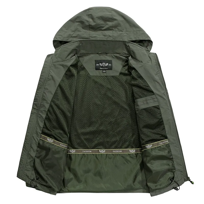 Heidi-Mode | Wasserdichte Outdoor Herrenjacke mit Abnehmbarem Kapuzenverband - Image 3