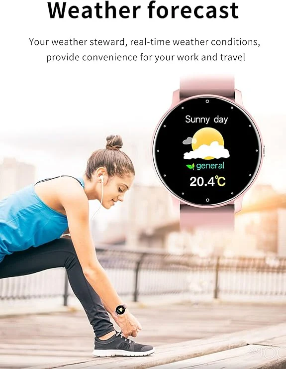 Heidi-Mode | Wasserdichte Unisex Smartwatch mit Fitness Tracker und Herzfrequenzmesser - Image 2