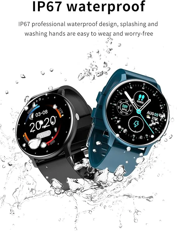 Heidi-Mode | Wasserdichte Unisex Smartwatch mit Fitness Tracker und Herzfrequenzmesser - Image 3