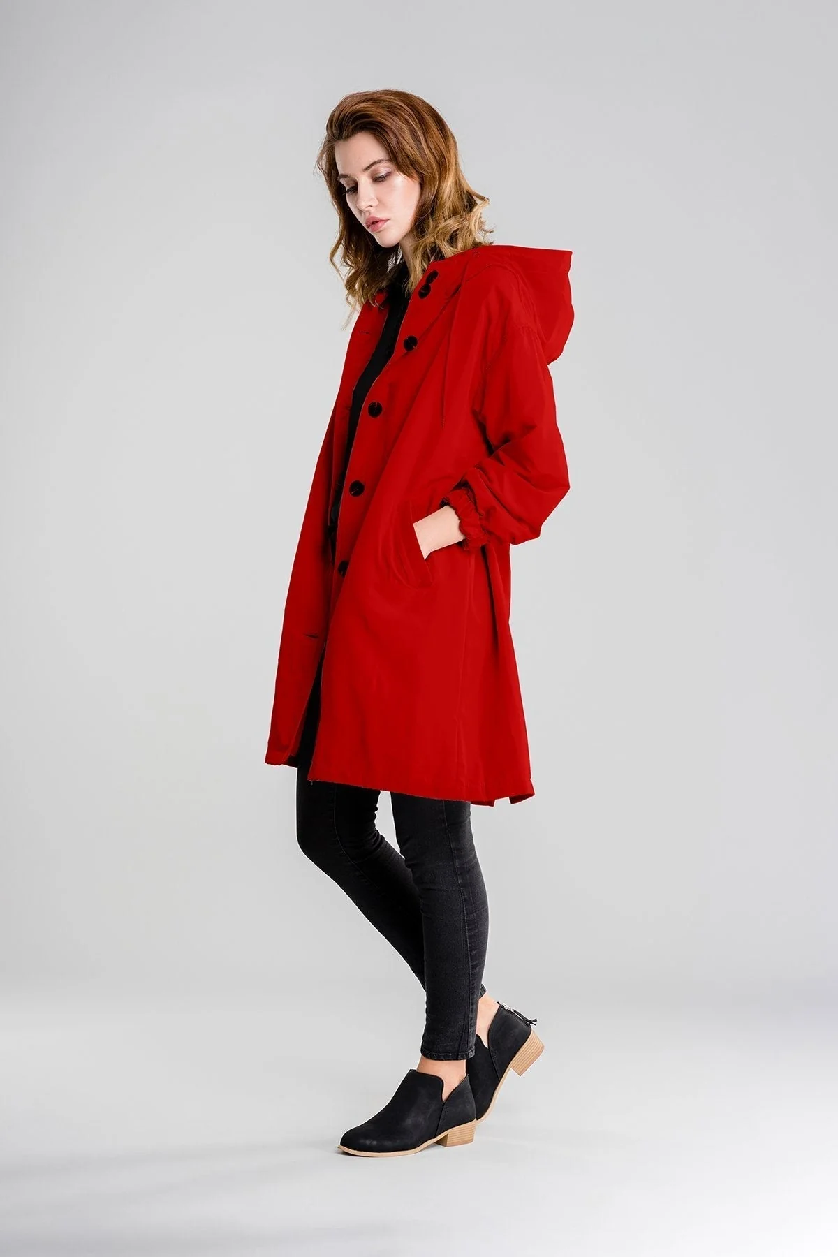 Heidi-Mode | Stylische Wasserdichte Windbreaker Regenjacke - Image 19