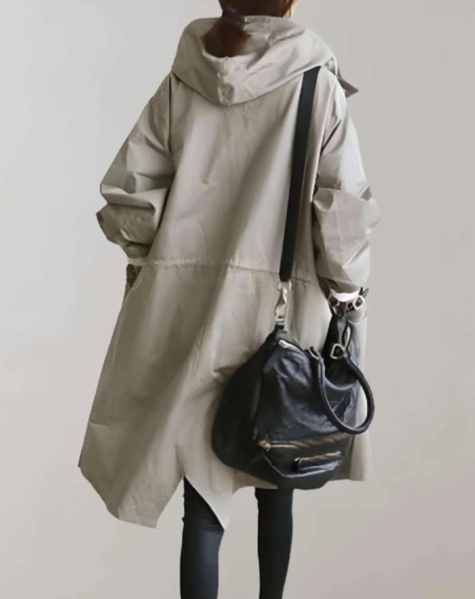 Heidi-Mode | Warmer Trenchcoat mit Kapuze
