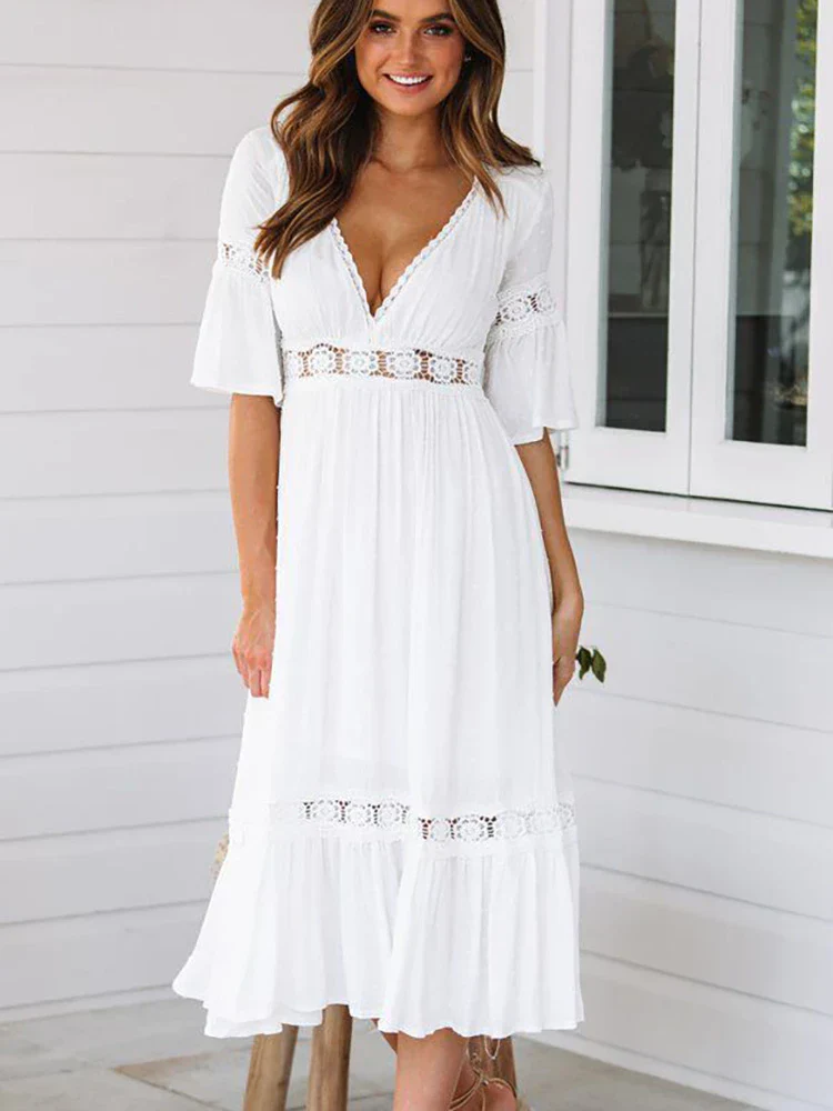 Heidi-Mode | Boho-Midi-Kleid - Image 3