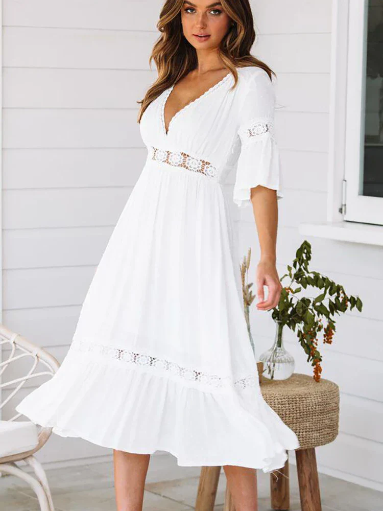 Heidi-Mode | Boho-Midi-Kleid - Image 4