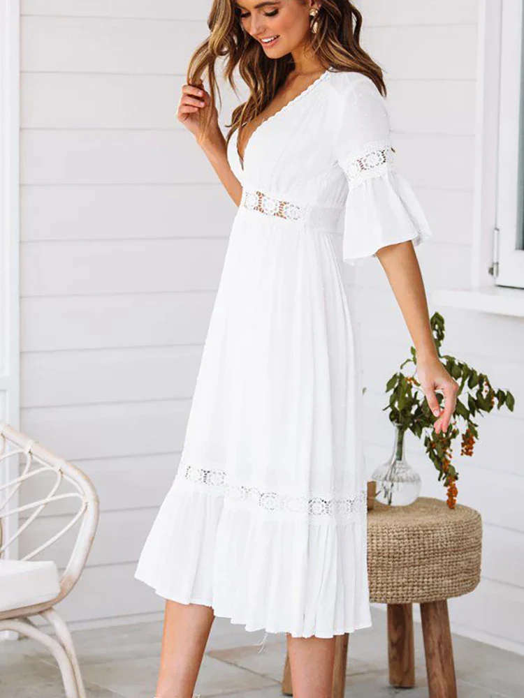 Heidi-Mode | Boho-Midi-Kleid - Image 5