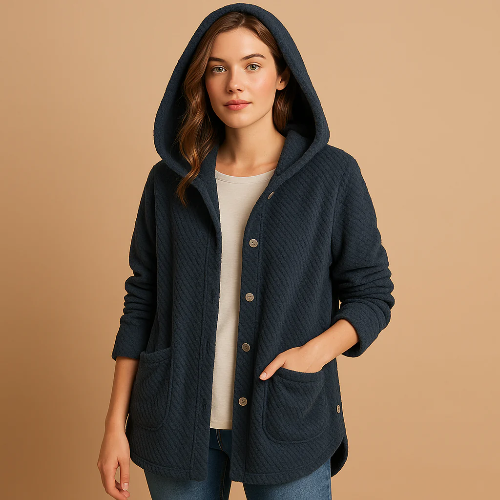 Heidi-Mode | Weiche Damen Teddyjacke mit Kapuze