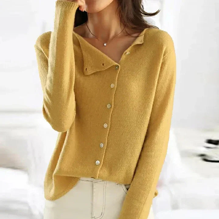 Heidi-Mode | Weiche Strickjacke mit Elegantem Knopfverschluss - Image 6