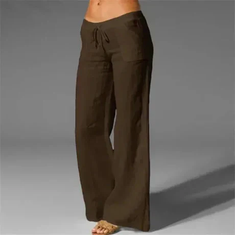 Heidi-Mode | Weiße Leinenhose - Image 4