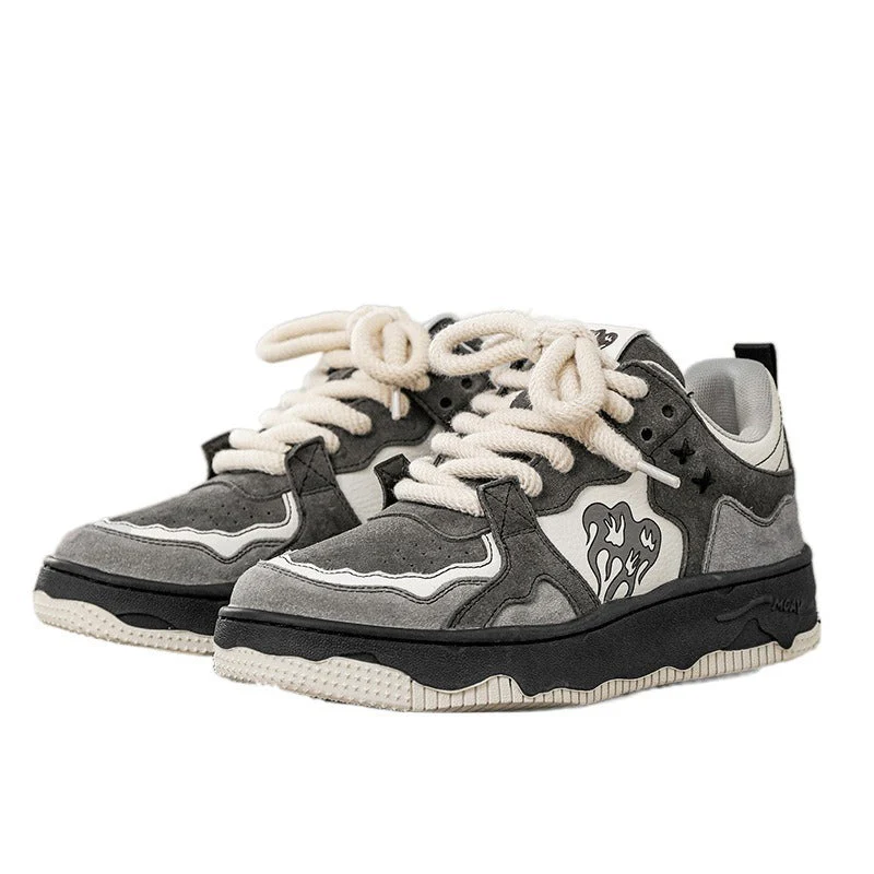 Heidi-Mode | Weinlese Herren Skateschuhe - Image 2