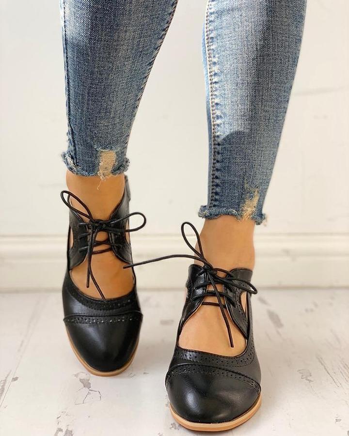 Heidi-Mode | Weinlese Schuhe für Damen Stilvolle Komfortschuhe Im Retro Look - Image 7
