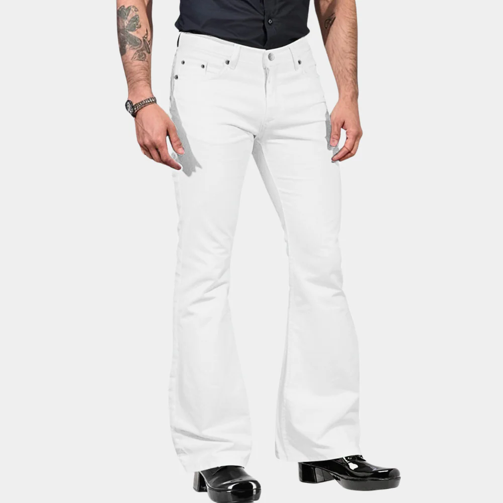 Heidi-Mode | Weit Geschnittene Hose für Herren Weiß - Image 6