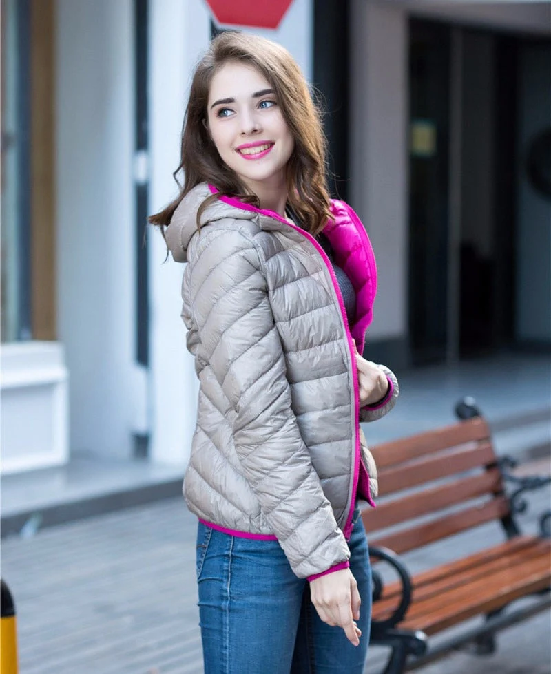 Heidi-Mode | Wendbare Ultra Leichte Daunenjacke - Image 9