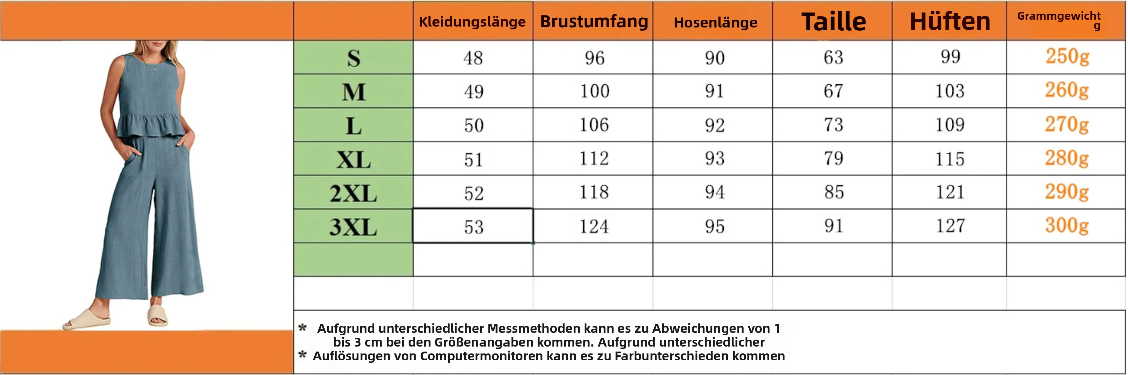 Heidi Mode | Weste Neun-Punkt-Hose Freizeitanzug - Image 15