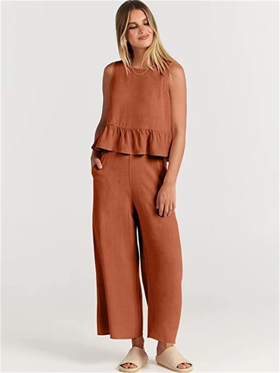 Heidi Mode | Weste Neun-Punkt-Hose Freizeitanzug - Image 23