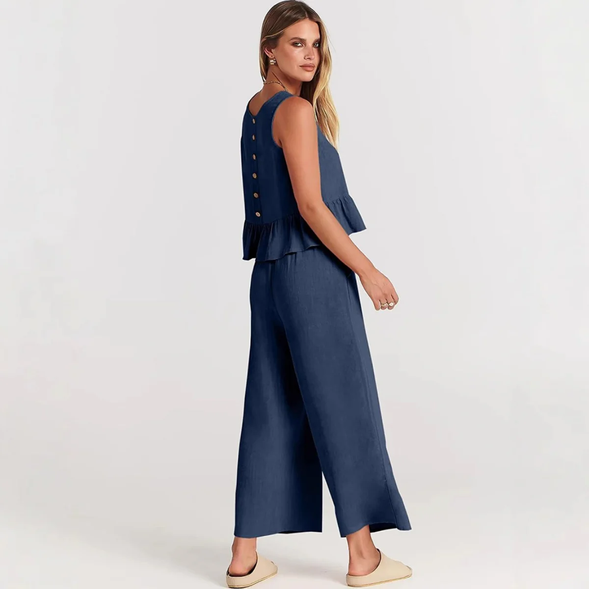 Heidi Mode | Weste Neun-Punkt-Hose Freizeitanzug - Image 4