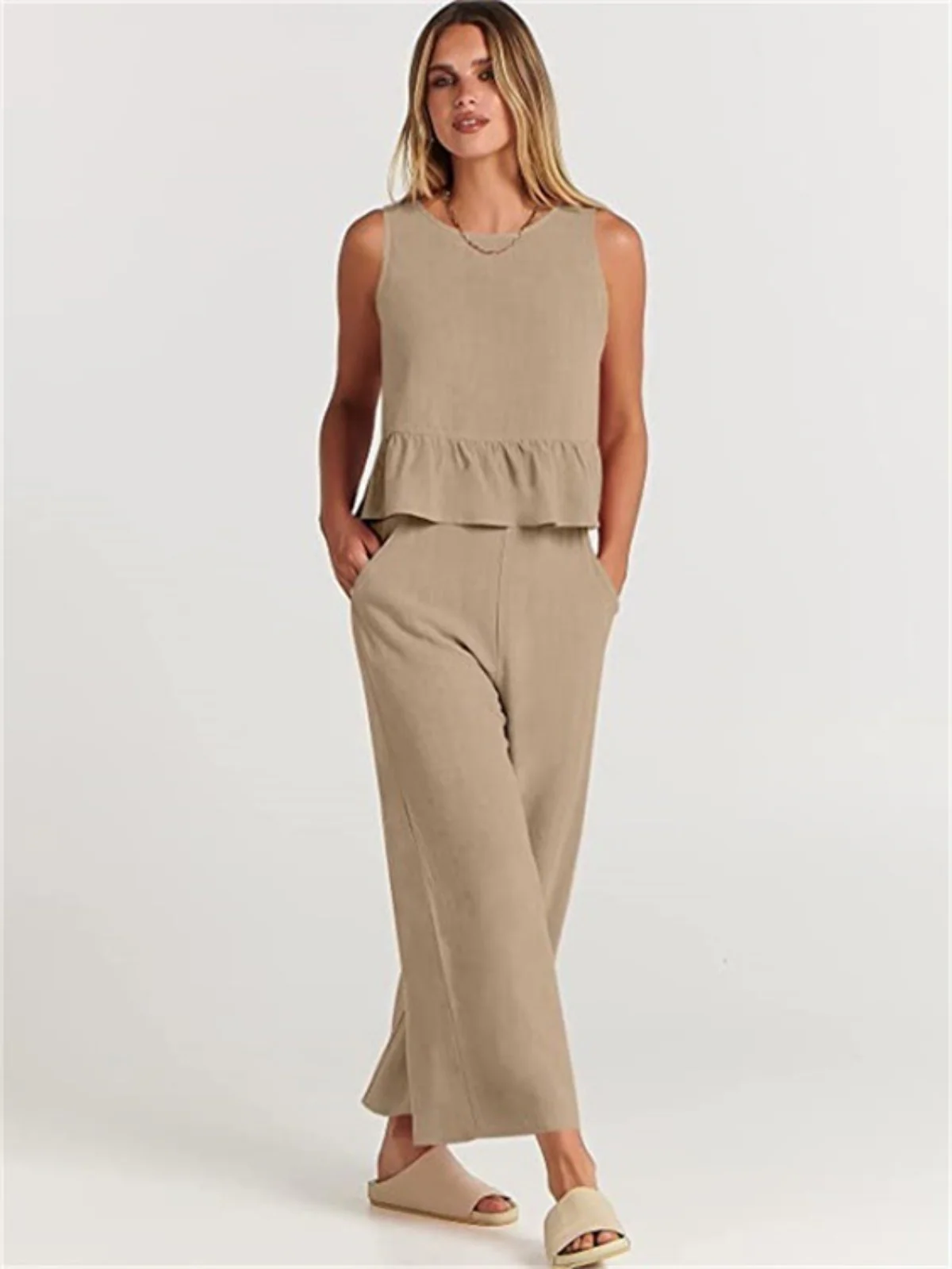 Heidi Mode | Weste Neun-Punkt-Hose Freizeitanzug - Image 8