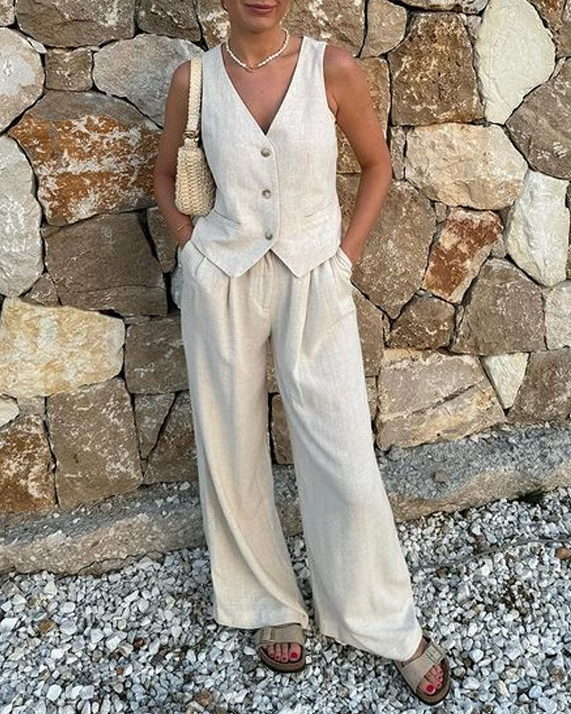 Heidi-Mode | Weste und Hose Satz - Image 2