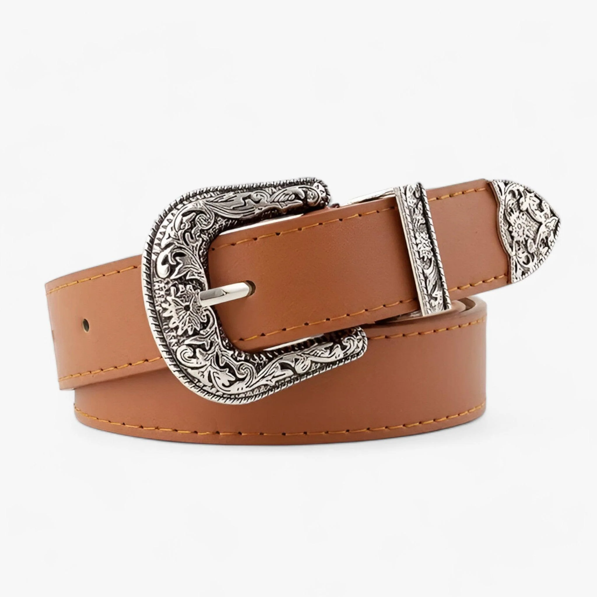 Heidi-Mode | Western Ledergürtel Weinlese Stil & Langlebiges Design für Frauen - Image 5