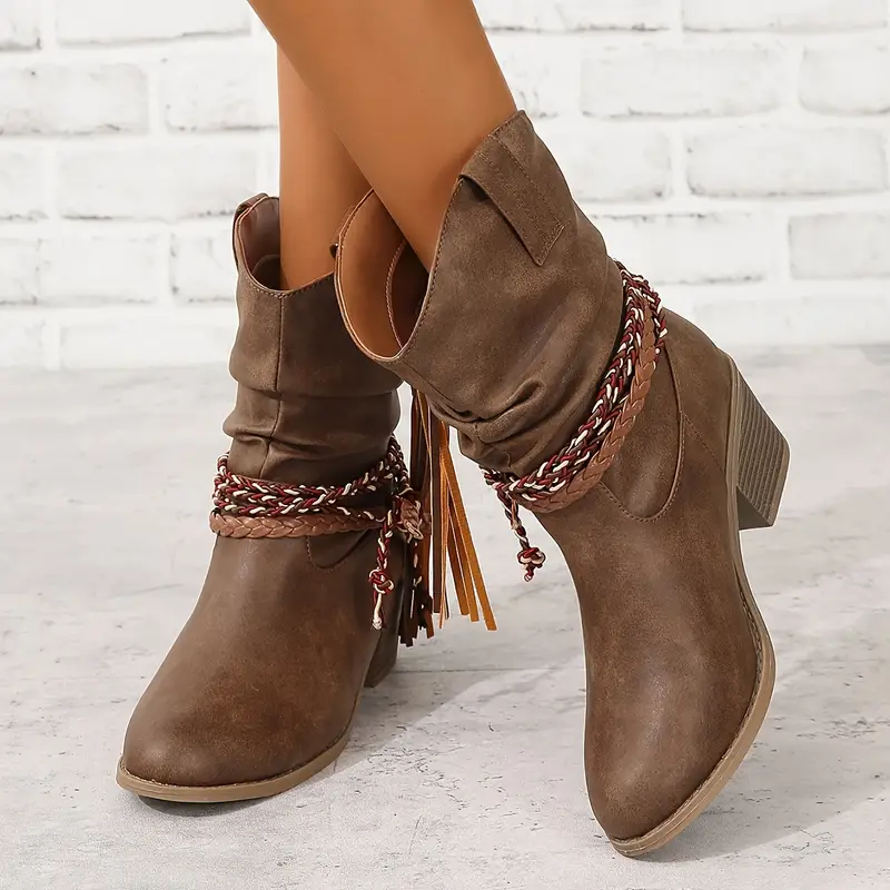 Heidi-Mode | Western-Stiefel mit Cowboy-Optik