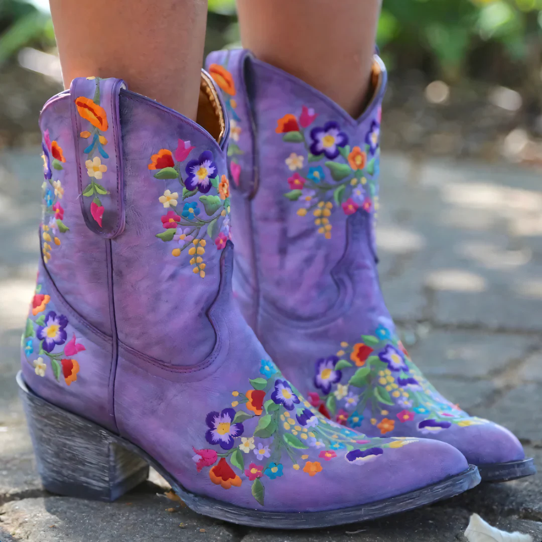 Heidi-Mode | Wetterbeständige Vintage Cowgirl-Stiefel - Image 8