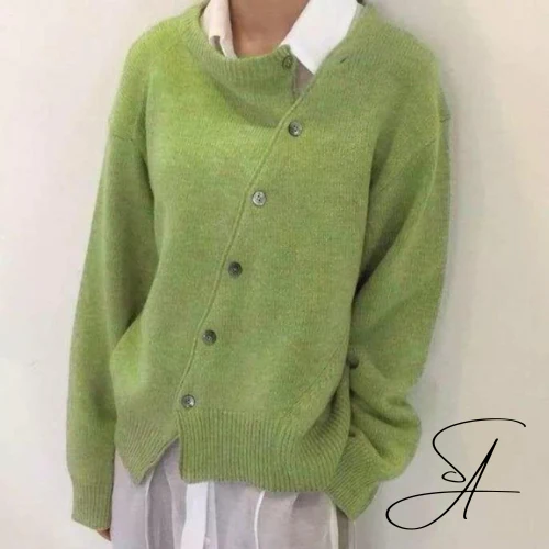 Heidi-Mode | Wickel-Cardigan mit Stilvollen Knopfdetails - Image 4